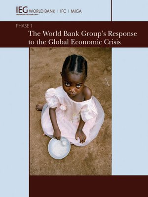 cover image of The World Bank Group's Response to the Global Economic Crisis